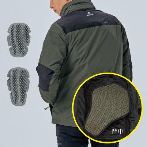 ヒューズ オールシーズンジャケット チャコール Lサイズ RSJ731