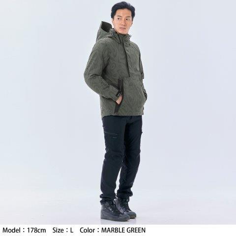 モトレック オールシーズンパーカ ブラック/バーガンディー WM(レディースM)サイズ RSJ733 アールエスタイチ