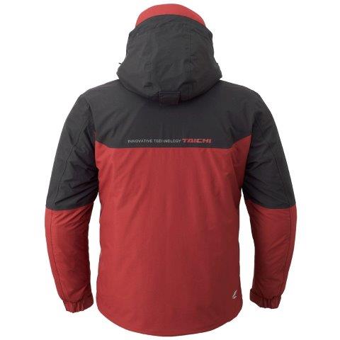 モトレック オールシーズンパーカ ブラック/バーガンディー Lサイズ RSJ733 アールエスタイチ