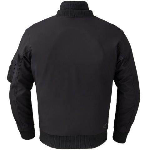 ソフトシェル フライト ジャケット ブラック Sサイズ RSJ734