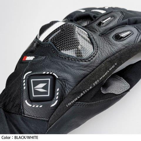 取寄 e-HEAT アームド グローブ ブラック Mサイズ RST654 アールエスタイチ