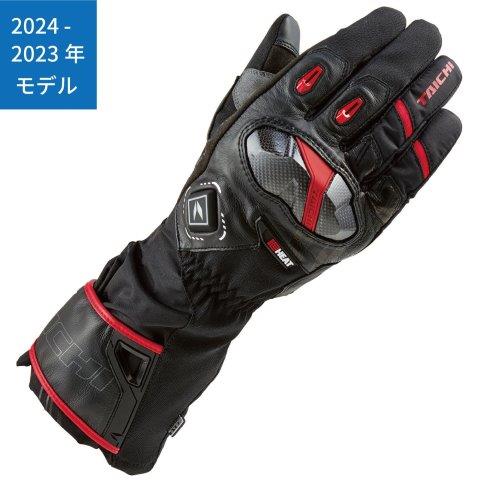取寄 e-HEAT アームド グローブ ブラック/レッド Lサイズ RST654 アールエスタイチ