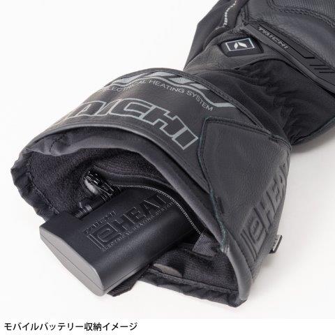 e-HEAT グローブ メットブラック Sサイズ RST656 アールエスタイチ