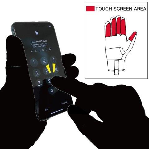 スマート ウインターグローブ ブラック/レッド XXLサイズ RST662 アールエスタイチ