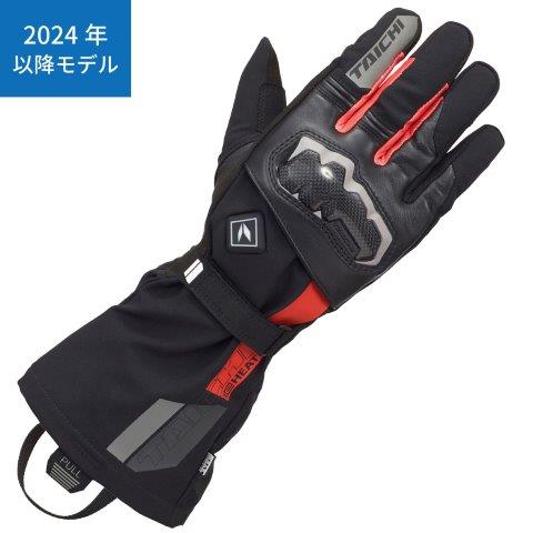 取寄 e-HEAT アームド グローブ ブラック/レッド Mサイズ RST667 アールエスタイチ