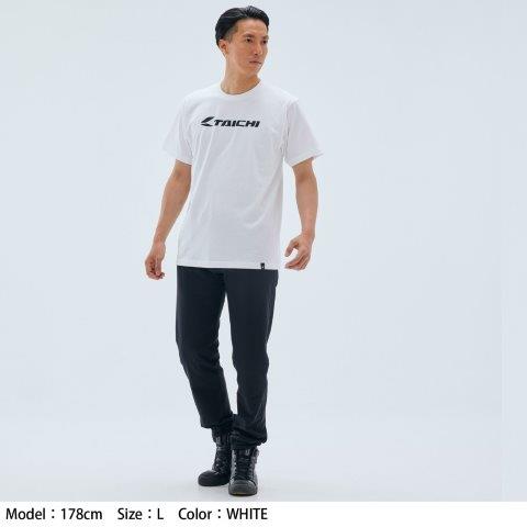 TAICHI ロゴTシャツ ブラック XLサイズ RSU106 アールエスタイチ