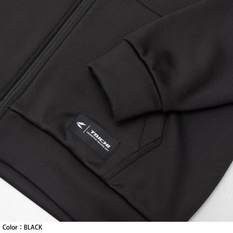 取寄 ウォームライド フーデッドシャツ ブラック XLサイズ RSU632 アールエスタイチ