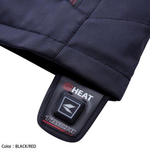 取寄 e-HEAT インナージャケット ブラック/レッド 2BMサイズ RSU637 アールエスタイチ