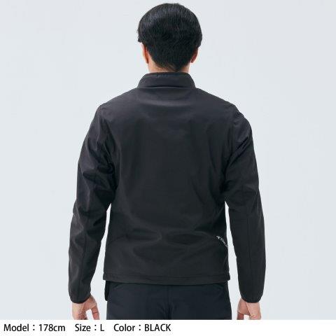 e-HEAT インナージャケット ブラック/レッド XXLサイズ RSU637 アールエスタイチ