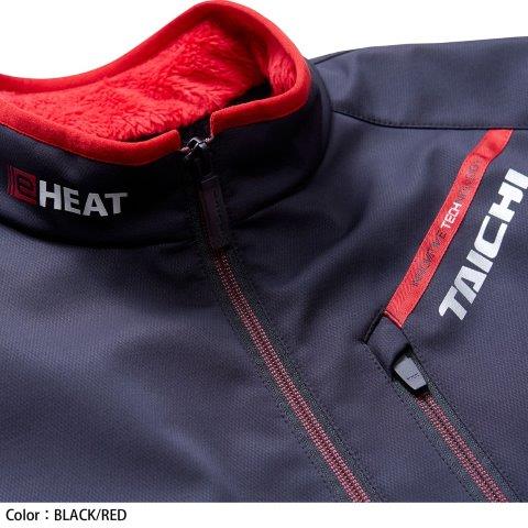 取寄 e-HEAT インナージャケット ブラック/レッド 2BMサイズ RSU637 アールエスタイチ