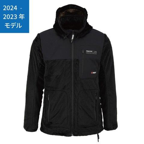 e-HEAT フリース インナーパーカ ブラック 3XLサイズ RSU638 アールエスタイチ