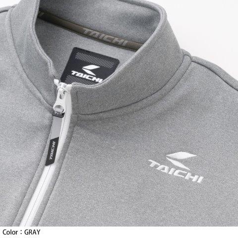 取寄 ウォームライド ジップシャツ グレー XLサイズ RSU641 アールエスタイチ