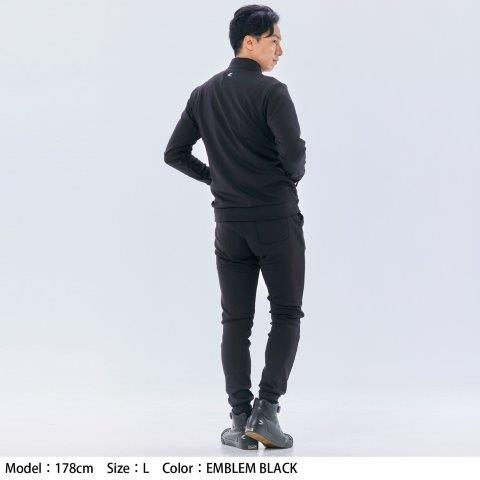 ウォームライド ジップシャツ ブラック Mサイズ RSU641 アールエスタイチ