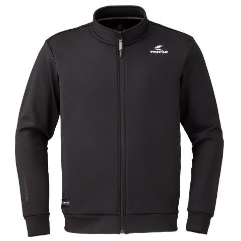 取寄 ウォームライド ジップシャツ ブラック XXLサイズ RSU641 アールエスタイチ