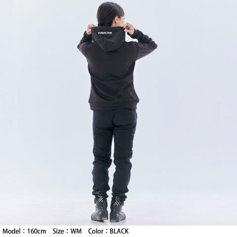 取寄 ウォームライド プルオーバーフーディ ブラック WMサイズ RSU642 アールエスタイチ