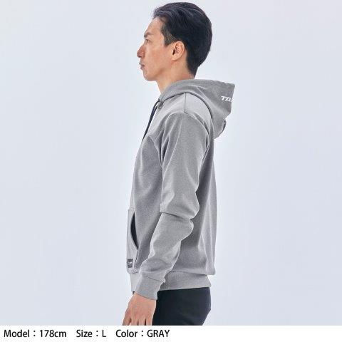 取寄 ウォームライド プルオーバーフーディ グレー Lサイズ RSU642 アールエスタイチ