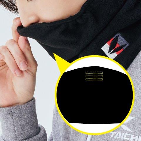 防風 フェイスマスク ブラック/レッド ONE SIZEサイズ RSX162 アールエスタイチ