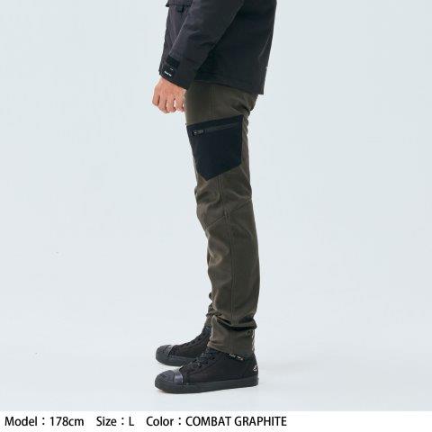 取寄 ウインドストップ ソフトシェル パンツ ガンメタル BXLサイズ RSY555 アールエスタイチ