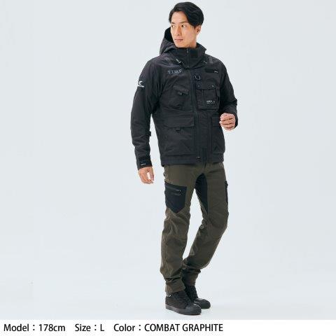 取寄 ウインドストップ ソフトシェル パンツ ブラック XLサイズ RSY555 アールエスタイチ