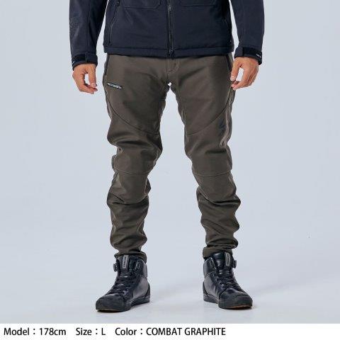 取寄 ウインドストップ ソフトシェル ジョガーパンツ ガンメタル BLサイズ RSY556 アールエスタイチ