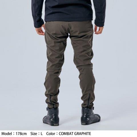 取寄 ウインドストップ ソフトシェル ジョガーパンツ コンバットグラファイト BLサイズ RSY556 アールエスタイチ