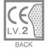 ヘリンクス エアー CE (LV.2) バック プロテクター ブラック 43サイズ TRV094 アールエスタイチ