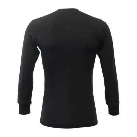 Vネック9分袖 [メンズ] ブラック Mサイズ 26100011 サーモワン ライトウェイト