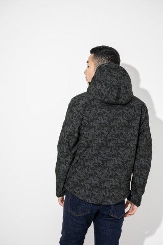 取寄 アーバンソフトシェルジャケット  ペイズリーブラック 3Lサイズ UNJ137 アーバニズム