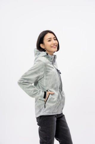 取寄 フードメッシュジャケット 【WOMEN】 ライトグレー WMサイズ UNJ138W アーバニズム