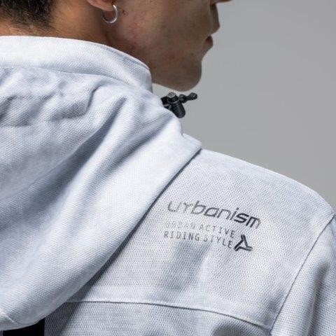 取寄 フードメッシュジャケット アイスカモ/ラインブラック 3Lサイズ UNJ144 アーバニズム