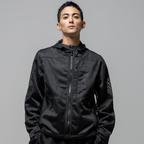 取寄 COOLクールメッシュジャケット ブラック LB(Lサイズ/B体)サイズ UNJ146 アーバニズム
