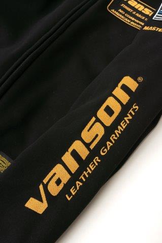 スウェットジャケット ブラック/ホワイト Mサイズ SVS2507W バンソン