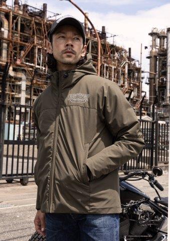 取寄 フーディジャケット  グレー Lサイズ SVS2606W バンソン