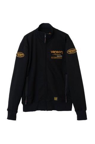 スウェットジャケット  ブラック/イエロー Mサイズ SVS2607W バンソン