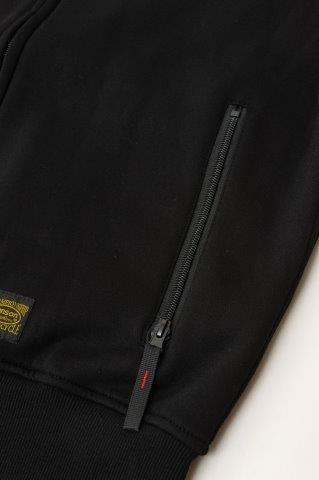 スウェットジャケット  ブラック/イエロー Lサイズ SVS2607W バンソン