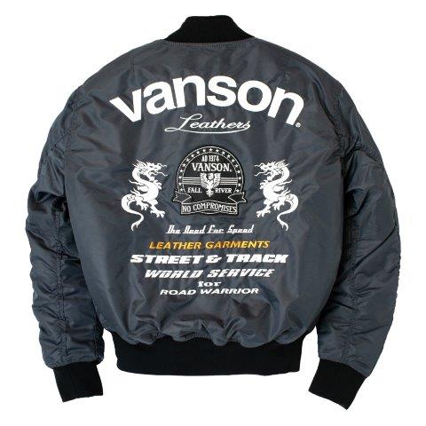 取寄 MA-1ジャケット グレー/ホワイト 2XLサイズ TVS2408W バンソン