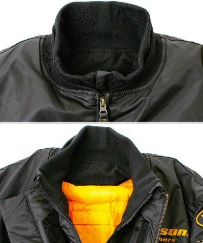 MA-1ジャケット カーキ/ブラック 3XLサイズ TVS2408W バンソン