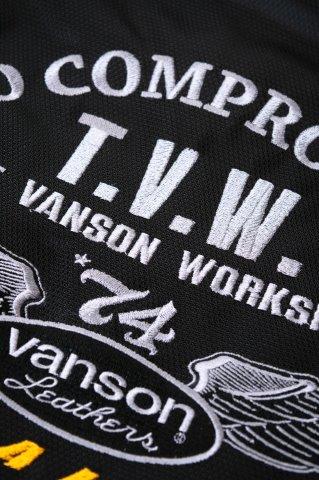 メッシュコーチジャケット ブラック/シルバー 2XLサイズ TVS2503S バンソン トゥルーパー