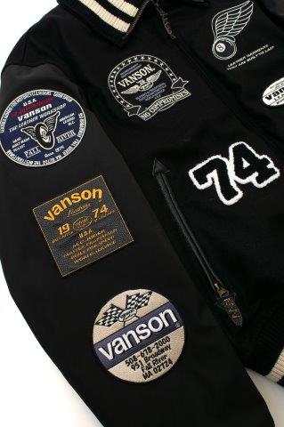 アワードジャケット ブラック/シルバー 3XLサイズ VS25107W バンソン