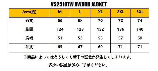 アワードジャケット グレー/ブラック 2XLサイズ VS25107W バンソン