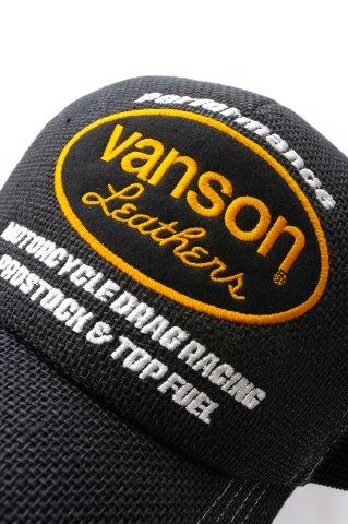 取寄 メッシュキャップ ブラック/ブラック フリーサイズ VS25701S バンソン
