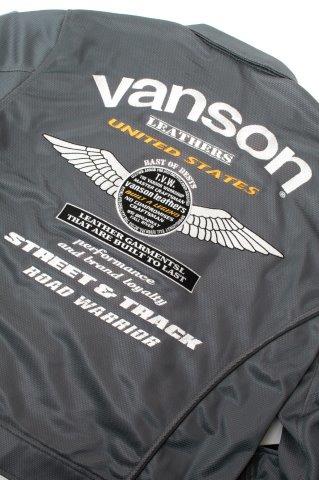 取寄 メッシュスイングトップジャケット  ブラック/シルバー 3XLサイズ  VS26103S  バンソン