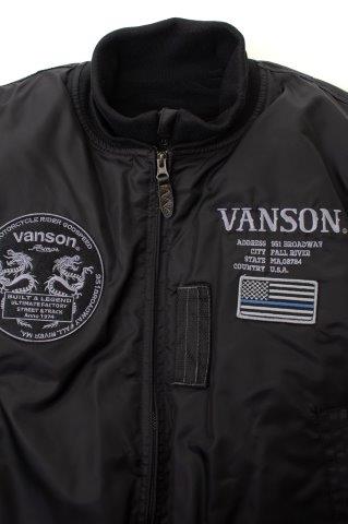 取寄 MA-1ジャケット  レッド/ホワイト 3XLサイズ VS26108W バンソン