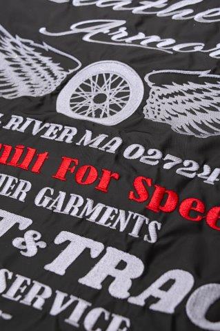 取寄 MA-1ジャケット  グレー/アイボリー Mサイズ VS26108W バンソン