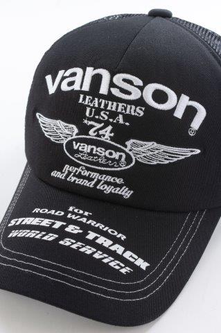 メッシュキャップ  ブラック/ブラック フリーサイズ  VS26702S  バンソン