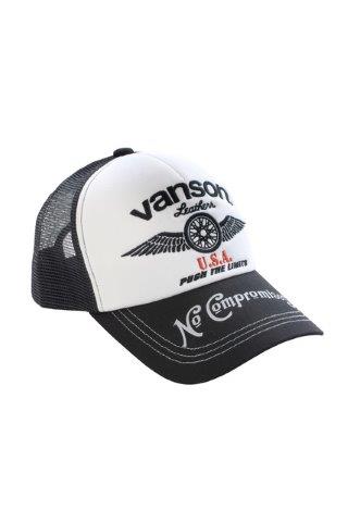 メッシュキャップ  ブラック/ホワイト フリーサイズ  VS26703S  バンソン