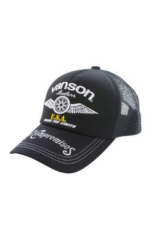 メッシュキャップ  ブラック/ブラック フリーサイズ  VS26703S  バンソン