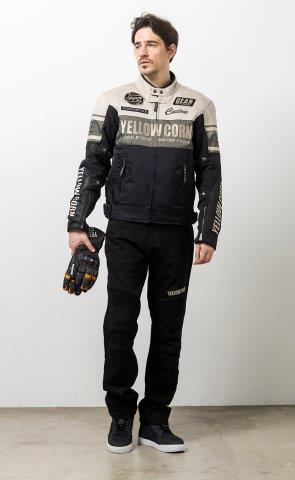 取寄 ウィンタージャケット アイボリー/ブラック Mサイズ BB-4304 イエローコーン