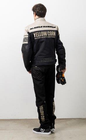 取寄 ウィンタージャケット アイボリー/ブラック Mサイズ BB-4304 イエローコーン