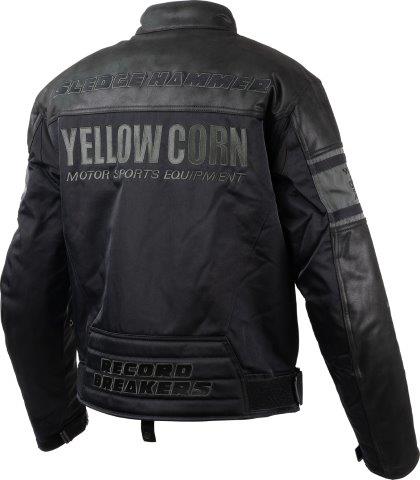 取寄 ウィンタージャケット ブラック/ガンメタル 3Lサイズ BB-4304 イエローコーン